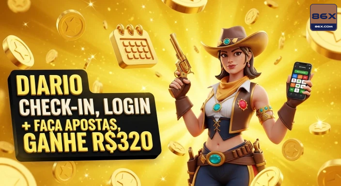 86x — componente voltado a navegação rápida, com hierarquia visual clara, pensado para atrair o primeiro clique do